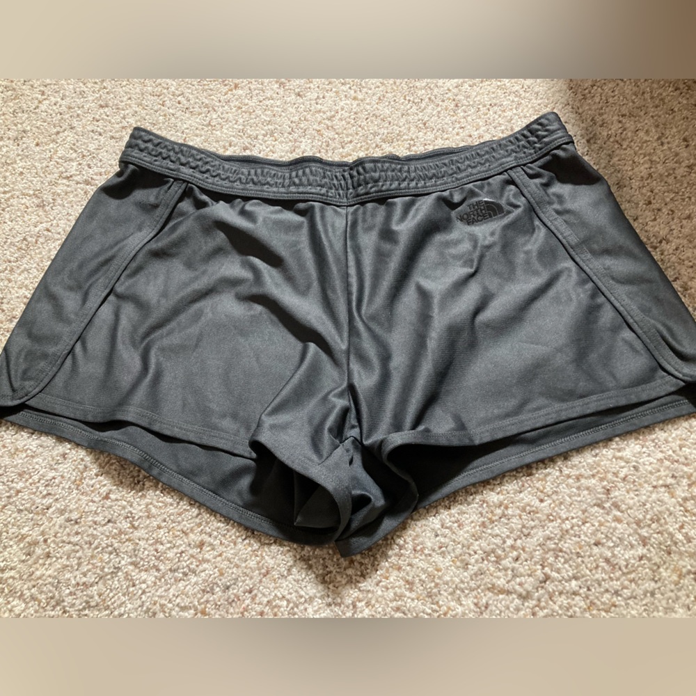 The north face womens running shorts black size XL